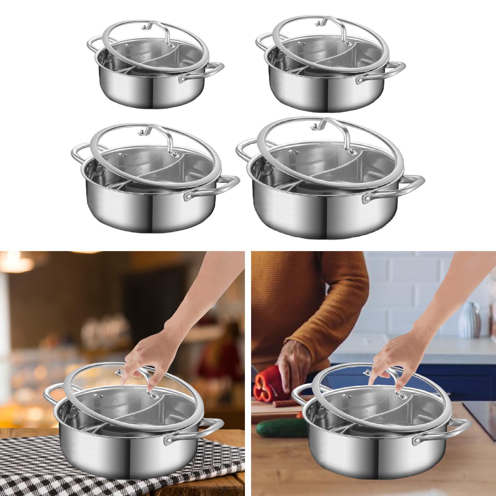 Home Cooking Gas - Marmite à fondue avec séparateur, marmite