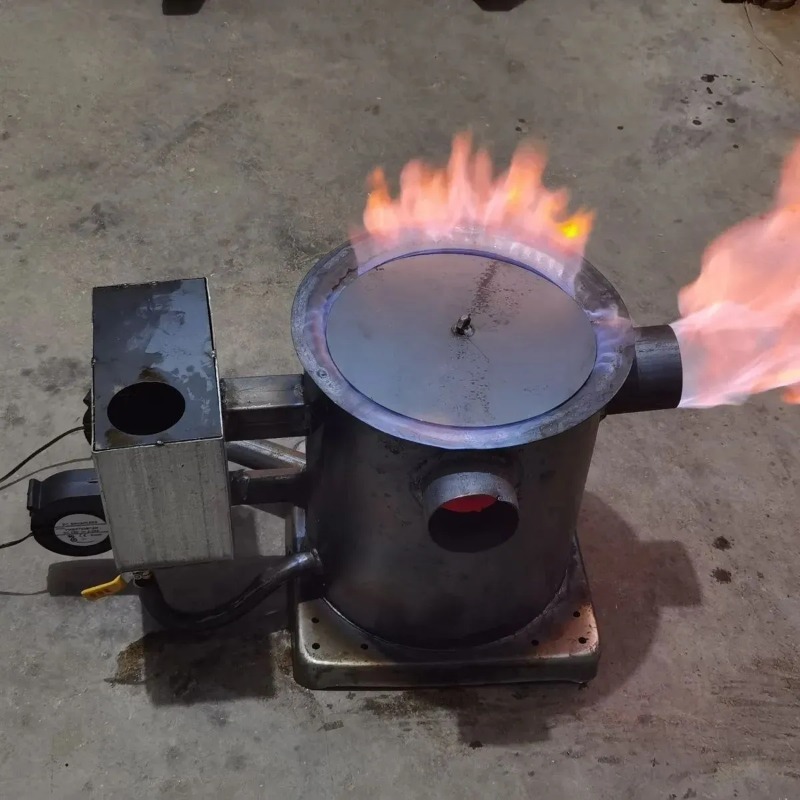 Home Cooking Heater - Chauffage robuste à huile usagée, four