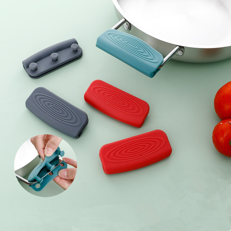 Home Cooking Cookbook - 1 Paire de Protège-Poignées en Silicone