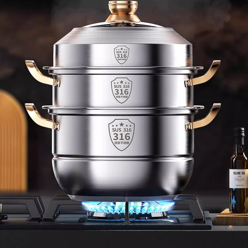 Marmite à Vapeur en Acier Inox - Home Cooking Cookbook avis et prix
