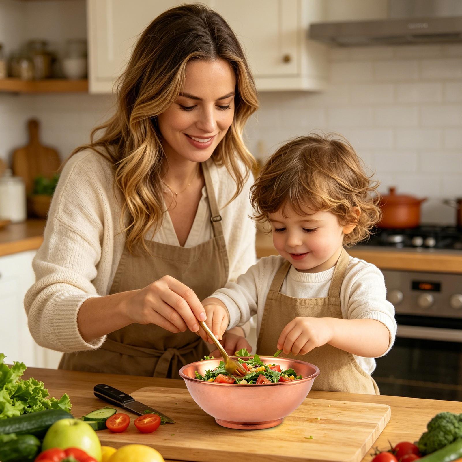 Grand bol en cuivre, récipient - Home Cooking Recipes avis et prix