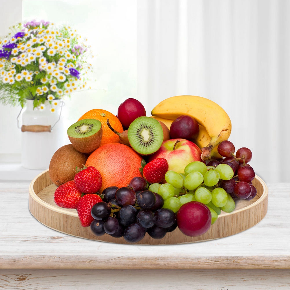 Assiette de service en bois, a - Home Cooking Recipes avis et prix